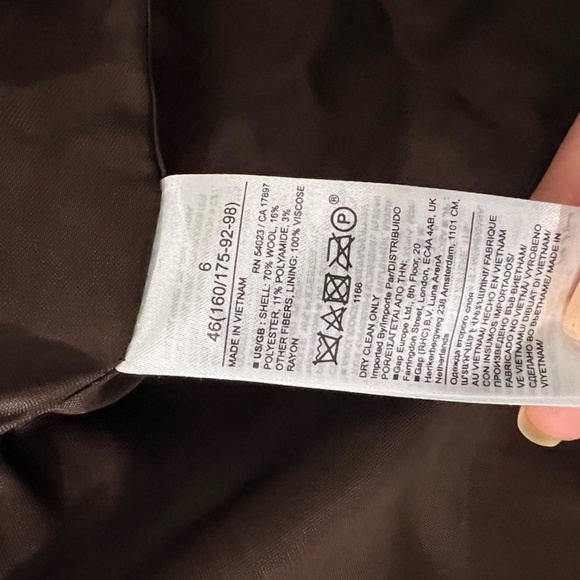 MODERN WOOL BLAZER - BANANA REPUBLIC - Picture 7 of 8